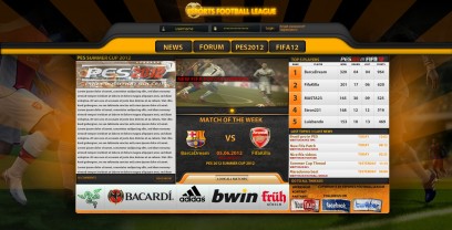 Football Online League Template